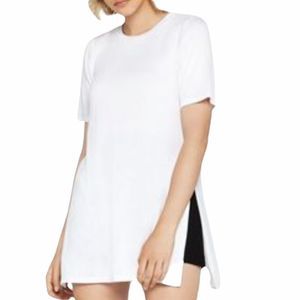 NWT BCBGeneration Optic White Contrast Tunic M